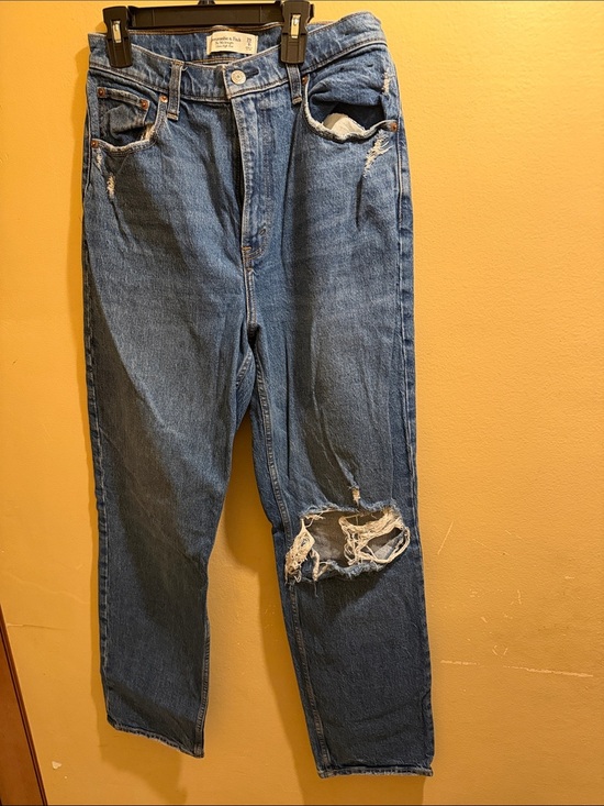 Abercrombie & Fitch Denim - Abercrombie and Fitch The 90s straight Ultra high Rise Jeans